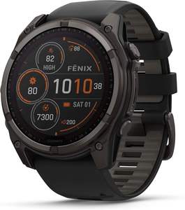 Garmin fenix 8 Pro 51mm AMO-LED Sapphiire Carbon Gray DLC Titanium ของแท้คุณภาพดีที่สุด - Product Image 3