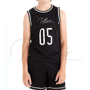 Uniformes de Baloncesto de Diseño OEM de Nuevo Estilo, Ropa de Baloncesto para Niños, Uniforme de Baloncesto Sublimado de Secado Rápido para Niños - Product Image 3