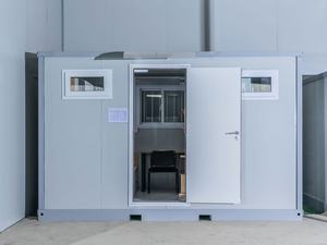 Unidades de Dormitorio de Ensamblaje Rápido con Baño Privado, Librería, Contenedor Plano de Acero Transpirable para Uso en Casa, Apartamento u Hotel - Product Image 3