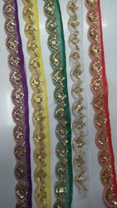 High Quality Eco-Friendly Embroidery Lace Fabric for Garments Dresses Wedding Gowns Custom Colors & Patterns - Product Image 3