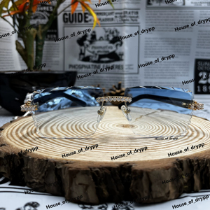 Iced Out Silver Sunglasses Luxury Rimless Sunglasses Moissanite Diamond Style Fashion <b>Shades</b> Party Wear For Unisex - Product Image 1