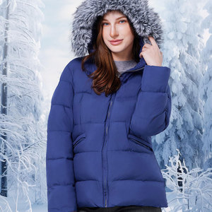 Abrigos de invierno de color personalizado para mujer, chaqueta acolchada, chaquetas de burbujas de manga larga para mujer, chaquetas transpirables de nailon y poliéster impermeables - Product Image 5