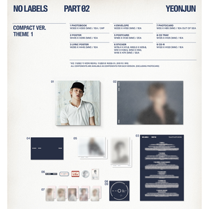 TXT ยอนจุน - NO LABELS: PART 02 มินิอัลบั้มชุดที่ 2 รุ่น COMPACT ( ธีม 1 / 2 / 3 ) - Product Image 3