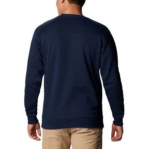 Sudadera con Capucha de Cuello Redondo para Hombre, 100% Algodón, Azul Marino, Lisa, al por Mayor, Personalizable, Talla Grande - Product Image 4