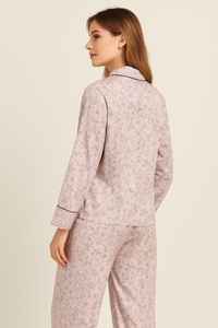 Conjunto de pijama para mujer, 2 piezas, pantalones superiores - Product Image 3