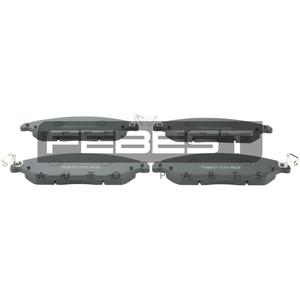 Set di pastiglie freno anteriori FEBEST (0201-R52F) - Product Image 1