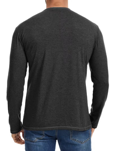 Vêtements de sport de haute qualité, tissu 100% coton, couleur unie, t-shirt à manches courtes pour homme, adapté à l'été et à l'automne - Product Image 2