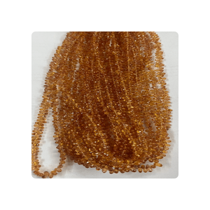 Perles de saphir naturel facettées en forme de larme de 8 mm faites à la main, fournitures de bijoux en pierre de qualité supérieure, brin de 17 pouces, perles de pierres précieuses - Product Image 6