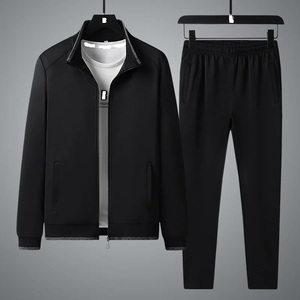 ชุดวอร์มสำหรับผู้ชายชุดวอร์มผ้าฝ้ายมีฮู้ดสำหรับวิ่ง - Product Image 3