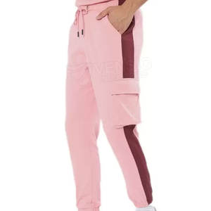 Nouveau style de jogging en coton décontracté pour hommes pantalon de sport pantalon à taille élastique léger à taille moyenne design - Product Image 3