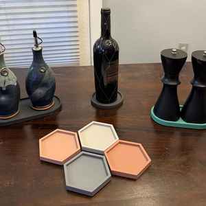 Bandeja Organizadora de Almacenamiento para Cocina y Baño de Hormigón Hecha a Mano de Lujo Moderno TCE, Multifuncional, Tamaño, Forma y Acabado Personalizables - Product Image 5