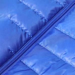 Custom Logo <b>Canvas</b> Coat for Women New Arrival Winter Casual OEM Service Wholesale Best Selling Women Puffer Jacket <b>Blue</b> Color - Product Image 6