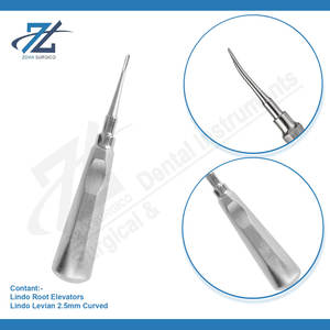 Lindo Levian 2.5mm High Quality German Stainless Steel <b>Dental</b> Extraction Elevators Root Teeth Cleaning Filling <b>Equipment</b> - Product Image 3