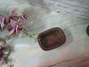 Petit bol de bougie sculpté à la main en bois de manguier artisanal indien couleurs personnalisées belle décoration de maison de mariage vente chaude noël - Product Image 3