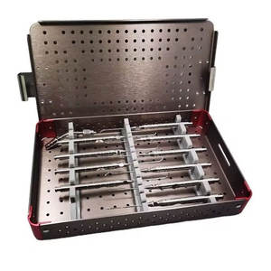 Cerumen <b>Hook</b> Set With <b>Suction</b> Tube Middle Ear Microsurgery Surgical Instrument - Product Image 1