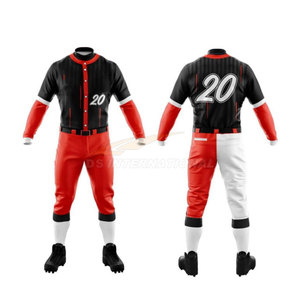 Uniforme de béisbol Paquete al por mayor Impresión por sublimación personalizada Equipo Jersey y pantalones Ropa deportiva Uniformes de Softbol - Product Image 2