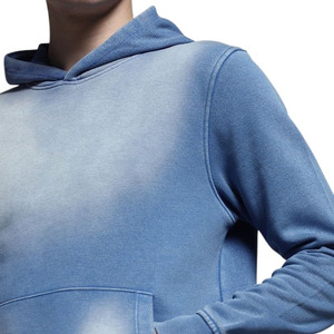 Vente en gros Pullover délavé avec logo brodé sur mesure vêtements d'hiver chauds et confortables coupe décontractée Streetwear sweats à capuche pour hommes casual - Product Image 4