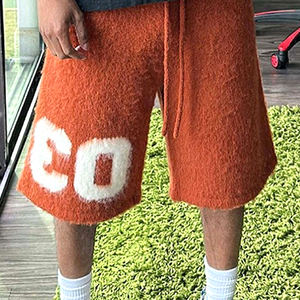 Shorts pour hommes en toile solide, polyester/coton, nouvelle arrivée personnalisée 2025, imperméables, coupe-vent, respirants, taille élastique - Product Image 2