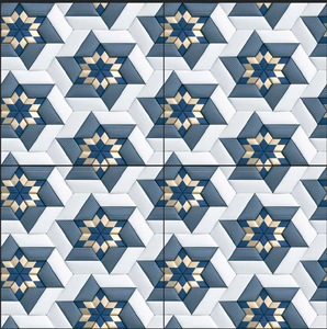 Azulejos de cerámica de 600x600mm en azulejos de diseño 3D para suelos de salón en el modelo 9027 de la mejor calidad de Novac Ceramic India - Product Image 2