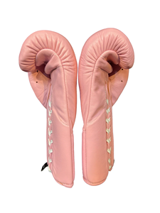 Gants de boxe en cuir de vachette de haute qualité, personnalisables, rembourrage EVA 4 couches, fermeture à lacets pour les arts martiaux - Product Image 3