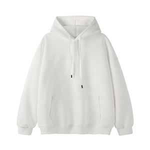 Vente en gros de pulls à capuche pour hommes d'hiver avec logo personnalisé-conception unie en coton biologique imperméable écologique couleurs et tailles personnalisées - Product Image 2