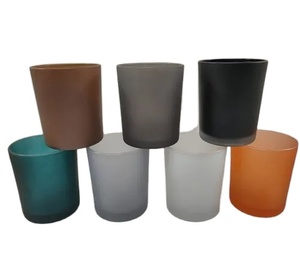 Pot à bougie en onyx transparent de style européen fait à la main avec couvercle blanc logo personnalisé Pcs Gard pour la décoration de la maison - Product Image 1