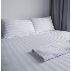 Soft Brushed 100% Cotton 300tc Thread Count <b>Bed</b> Sheet Set Solid Color Home Hotel Bedding Skin-Friendly Breathable 4-Piece - Product Image 1