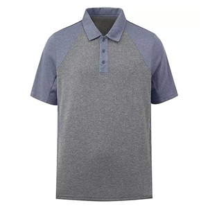 Chemise de golf pour homme à manches courtes, anti-froissement, de haute qualité, 140g, en coton respirant, grande taille, décontractée, multi-panneaux - Product Image 5