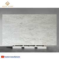 Table à manger en pierre de quartz Table à manger multifonctionnelle en marbre imitant l'onyx Table à manger nordique de luxe personnalisée 10 12 places en quartz
