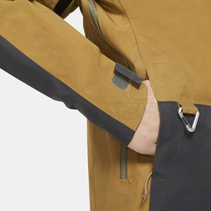 Veste coupe-vent pour homme en couleur unie, design personnalisé - Polyester/nylon respirant et écologique, streetwear avec logo sur le devant - Product Image 4