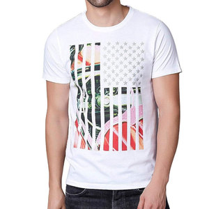 T-shirt pour homme en coton 100% de qualité supérieure, en vente en ligne, avec impression graphique moderne, coupe ample et confortable - Product Image 1