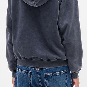 Sudadera con Capucha para Mujer, Diseño Sólido y Elegante, Servicio OEM para Compradores al por Mayor, Hombros Caídos y Logotipo Personalizable, Precio de Fábrica - Product Image 6