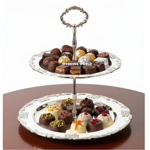 Tazón de Chocolate de Alambre de Hierro con Diseño de Hojas, Redondo, Decorativo para Mesa, de Lujo, Nuevo - Product Image 6