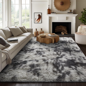 Luxury Custom 5-6mm High Pile Fluffy Shag <b>Rug</b> Silk Wool Blend Soft Extra Abstract Pattern Modern <b>for</b> Bedroom <b>Nursery</b> Home Decor - Product Image 1