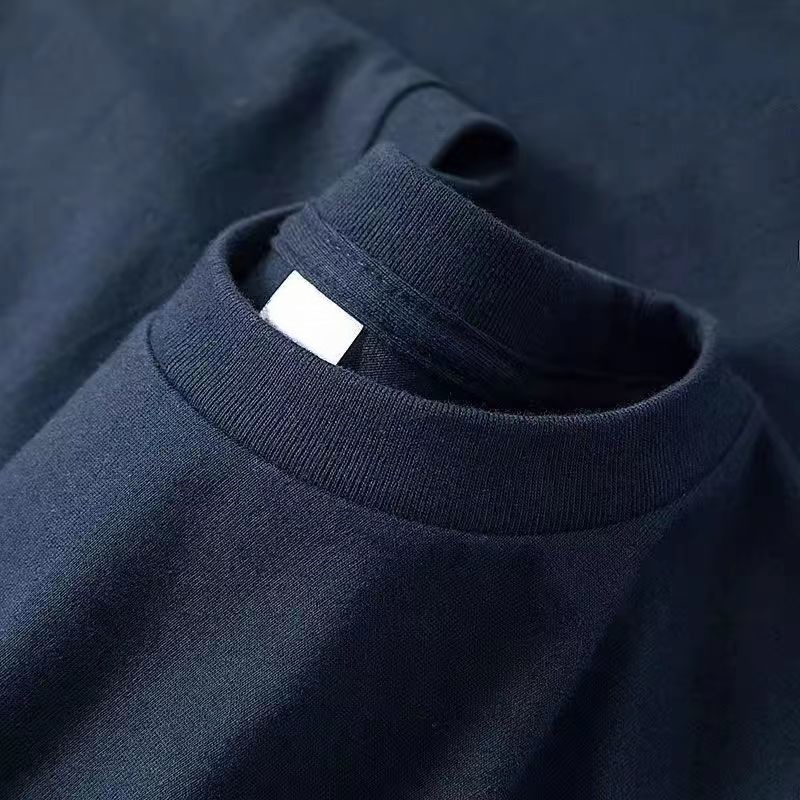 Navy blue [300g heavyweight pure cotton, opaque]