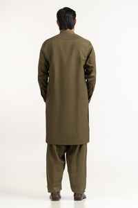 Shalwar Kameez uni pour homme, 100% polyester/coton, thermique, grande taille, respirant, lavable, de haute qualité, confortable - Product Image 5