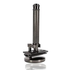 Maquinilla de afeitar de bambú con logotipo personalizado con logotipo grabado Mango de madera de bambú Maquinilla de afeitar de seguridad de doble filo - Product Image 3