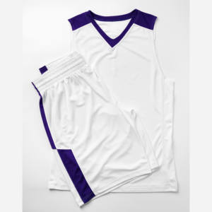 Última camiseta de baloncesto juvenil personalizada 100% poliéster sublimación reversible práctica ropa deportiva equipo uniforme ropa de baloncesto - Product Image 6