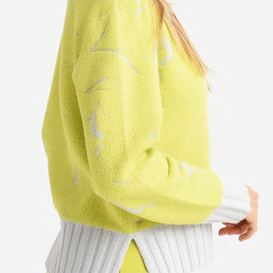 2025 pull femme brodé personnalisé mince col complet vêtements d'extérieur pour l'automne et l'hiver avec logo avant - Product Image 2