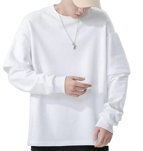 เสื้อยืดผู้ชายทรงหลวม ระบายอากาศได้ดี คุณภาพสูง ผ้าเจอร์ซีย์คอตตอน 100% แบบสองชั้น  ผู้ผลิตเสื้อผ้าผู้ชาย เสื้อยืดทรงบ็อกซี่ - Product Image 1