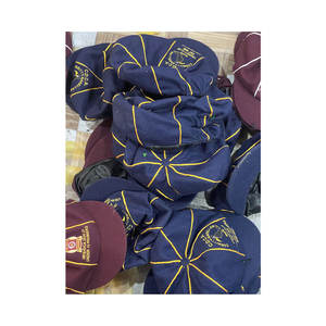 Casquettes baggy australiennes en laine de haute qualité pour hommes, casquettes Baggy de grillon réglables avec passepoil - Product Image 4