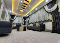 Juego de sofá de suelo marroquí Majlis árabe personalizable opciones en forma de L y en forma de U para muebles de sala de estar