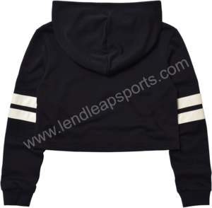 Latest Design Custom Logo Oversized <b>Crop</b> <b>Top</b> Pullover Sweatshirt Cropped Hoody Women <b>Crop</b> <b>Top</b> Hoodies - Product Image 3