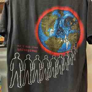 T-shirt décontracté pour hommes en gros imprimé délavé à l'acide Logo personnalisé séchage rapide respirant col arrondi manches courtes 100% coton - Product Image 6