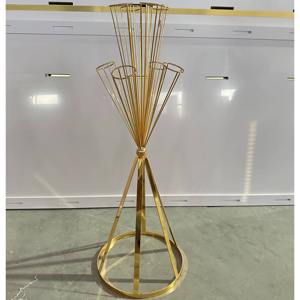 Florero de metal de lujo para el hogar, hotel, boda, decoración, florero de metal de Wolerer indio - Product Image 6