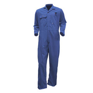 Vente en gros de vêtements de travail de sécurité en cuir de haute qualité pour hommes combinaison de protection avec fermeture éclair complète vêtements de travail OEM - Product Image 5
