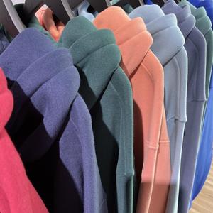 Sweat à capuche pour homme High Street, hiver, 100% coton, poids lourd, manches longues, ample, polaire, sans cordon de serrage, impression personnalisée - Product Image 3