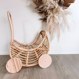 Poussettes pour poupées jumelles à prix compétitif Meilleures ventes Poussettes et porte-bébés en rotin pour poupées jumelles - Product Image 3