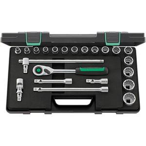 Stahlwille 1/2'' <b>Square</b> Bi-Hex Socket <b>Set</b> 22-Piece Product Category - Product Image 1