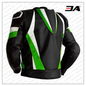 Chaqueta de Motociclismo para Hombre Vanucci, Cuero Genuino de Vaca, Equipo de Protección Nivel 2 CE con Soporte para la Espalda - Product Image 2